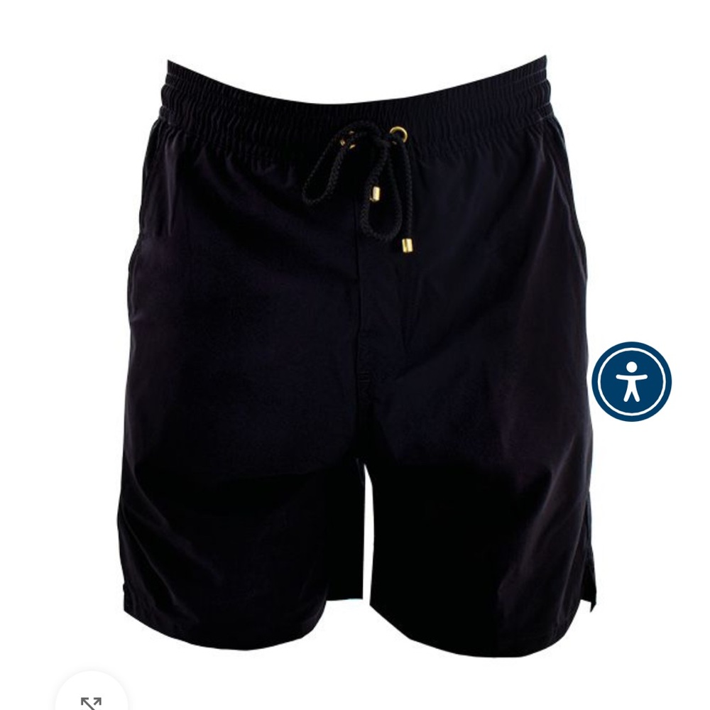 NWT Liliana Montoya stsm000 black Swim Trunk Shorts Men Black size large
